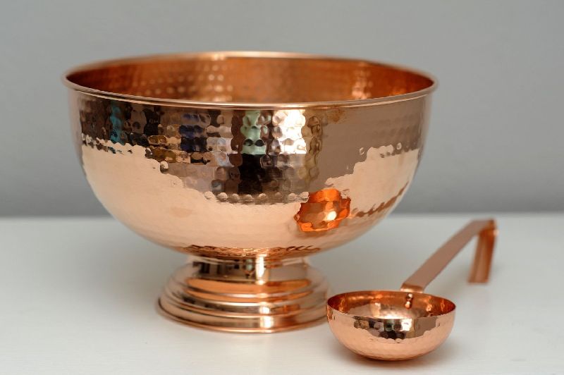 Copper Punch Bowl