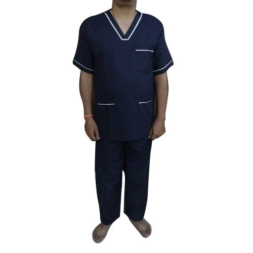 Navy Blue Hospital Scrub Suit