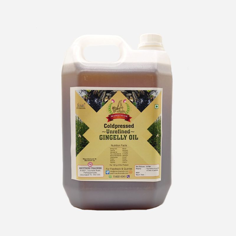 Cold Pressed Gingelly Oil - 5 Liter