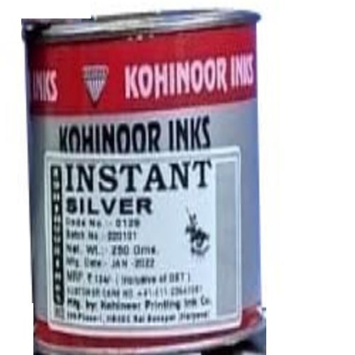 Instant silver Printing Ink