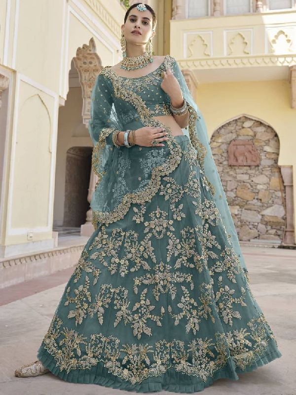 Amazon.com: stylishfashion Women's Net Embroidery Lehenga Choli Indian Semi Stitched  Lehenga Choli Pakistani Party Ghagraa Women (Choice 2, 2 US XX-Small  (Chest-34 waist-30)) : Clothing, Shoes & Jewelry