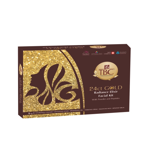 24 ct. Gold Radiance Elixir Facial Kit