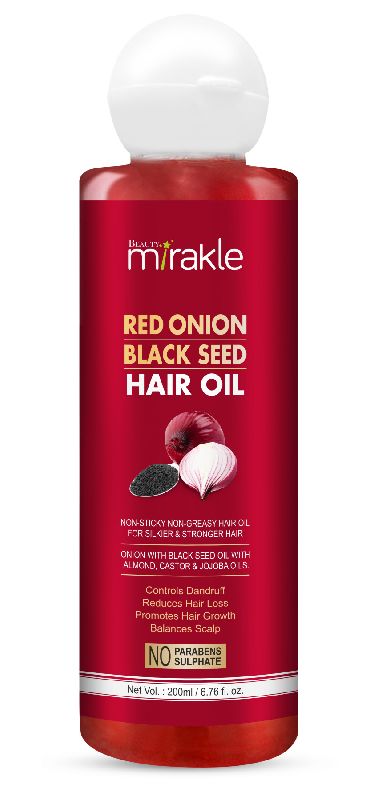 Red Onion Black Seed Hair Oil Manufacturer Supplier in Gurugram India