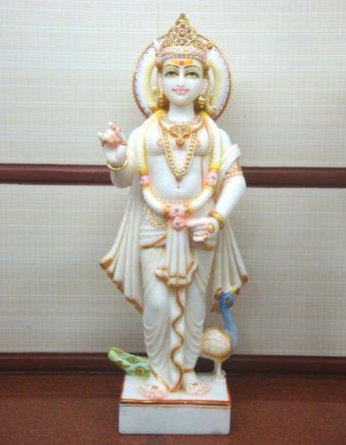 Marble Murugan Statue