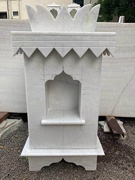 Marble Tulsi Pot