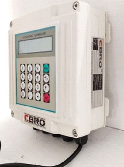 Clamp-on Ultrasonic Flow Meter Wall Mounted