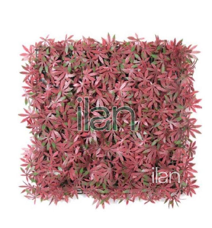 50x50 Cm Red Maple Artificial Green Wall