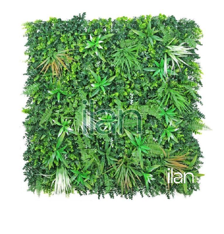 100x100 Cm Autumnal Rush Artificial Green Wall