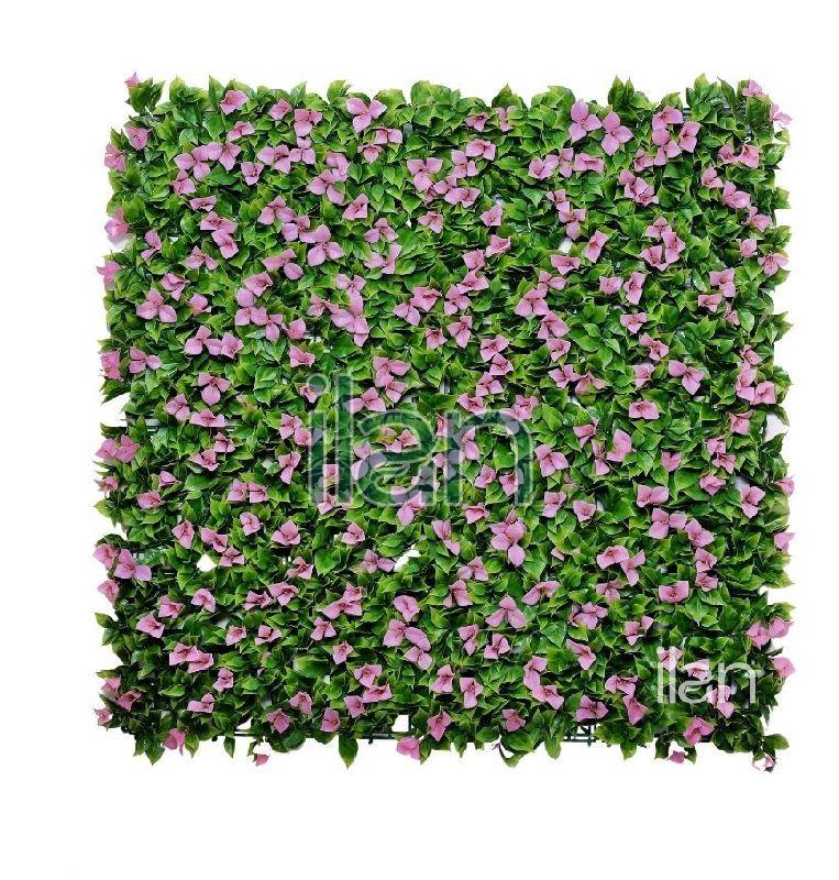 100x100 Cm Pink Bougainvillea Artificial Green Wall
