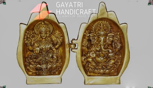 Brass Laxmi Ganesh God Idol
