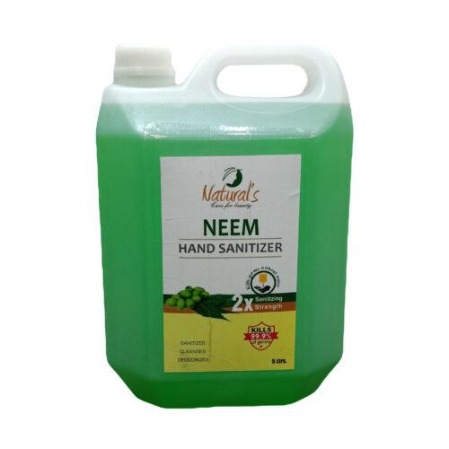 Naturals Care For Beauty Neem Hand Sanitizer-5 Ltr.