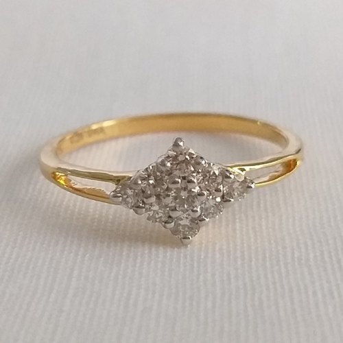 Gold Plated Diamond Ring