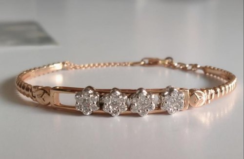 Buy Latest Most Demanding Rose Gold American Diamond Fancy Designer  Superhit Bracelets Online From Surat Wholesale Shop.