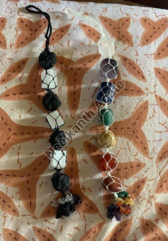 7 Chakra Hanging Agate Stone