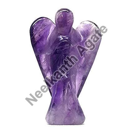 Amethyst Agate Stone Angel