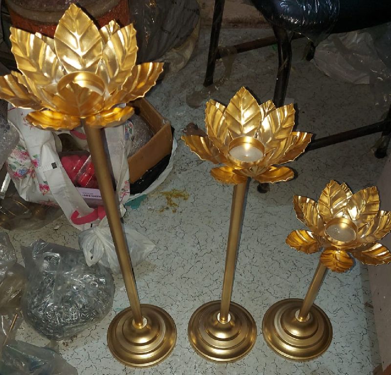 Metal Iron Candle Stand