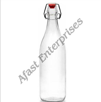 Bottle-E1 (Clear Glass Water Milk Bottle)