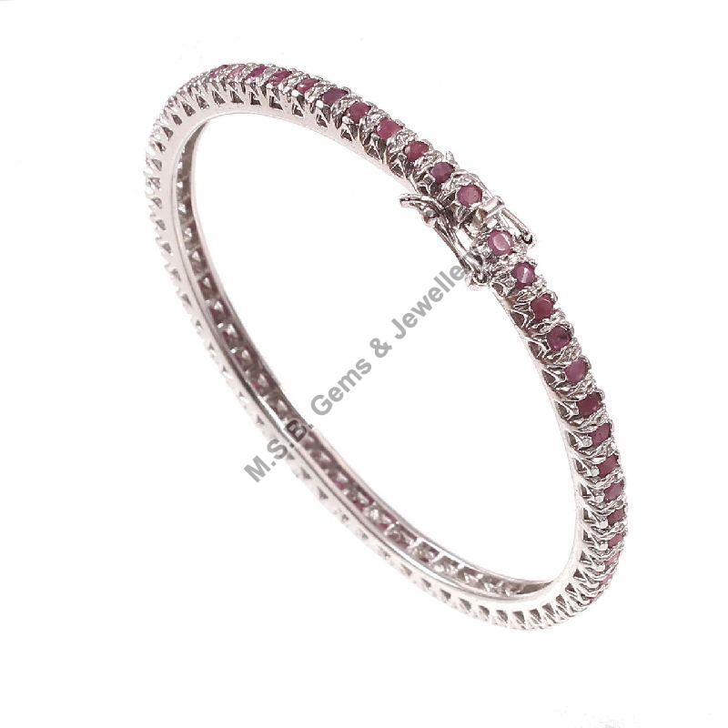 925 Sterling Silver Thanksgiving Ruby Bracelets