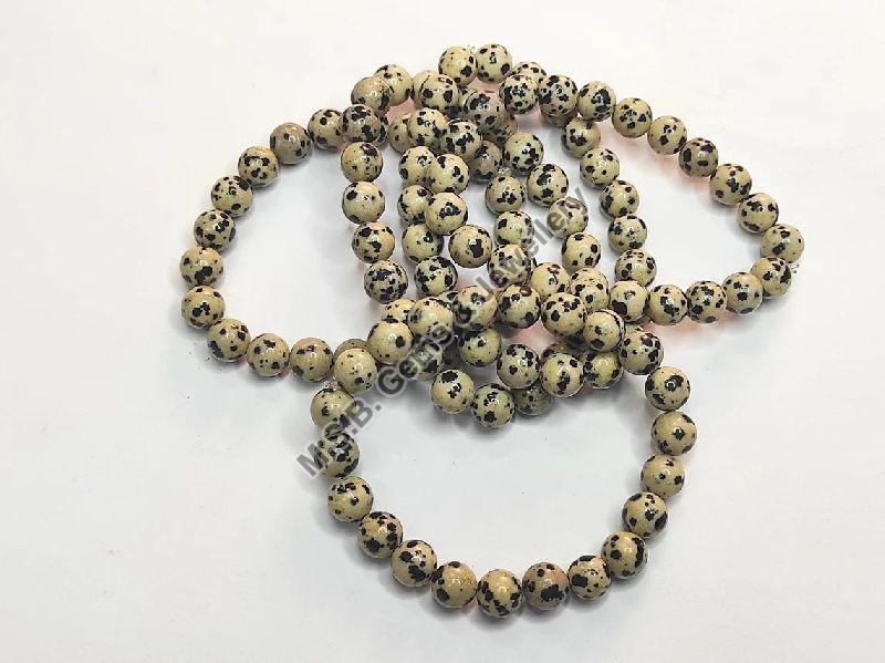 Dalmatian Jasper 8mm Healing Yoga Stone Beads