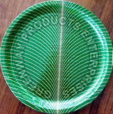 Green Kela Patta Paper Plate