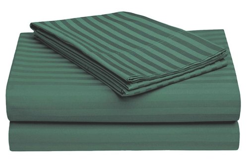 Green Satin Double Bed Sheet