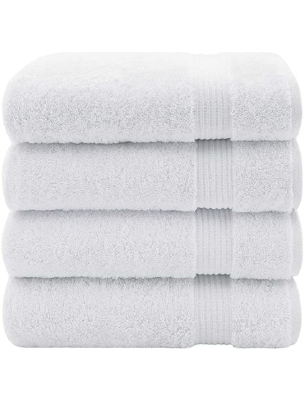 white terry towel