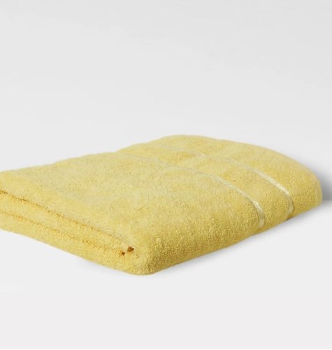 Yellow Bath Towel