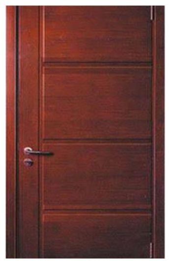 Natural Teak Veneer Door