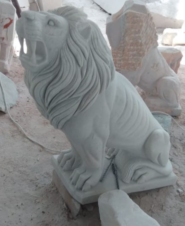 Stone Lion Statue