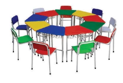 School Chair & Table Set