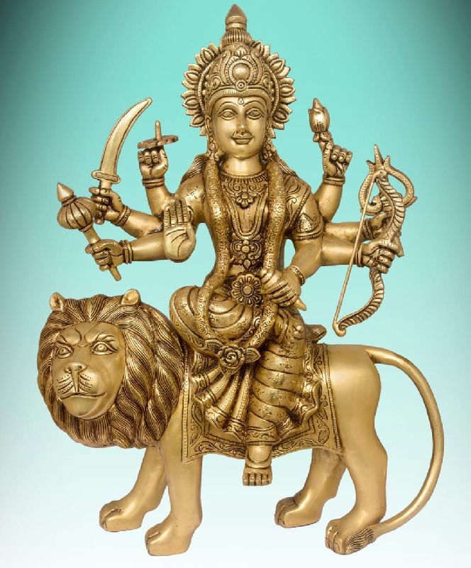 Brass Maa Durga Statue