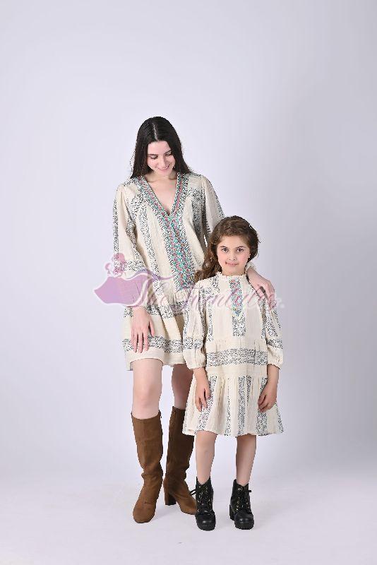 Mother and Daughter Eira Snow White Mini Dress