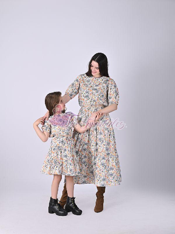 Mother and Daughter Kaia Ethnic Print Co-ord Set
