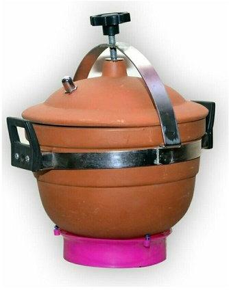 1 Litre Brown Clay Cooker