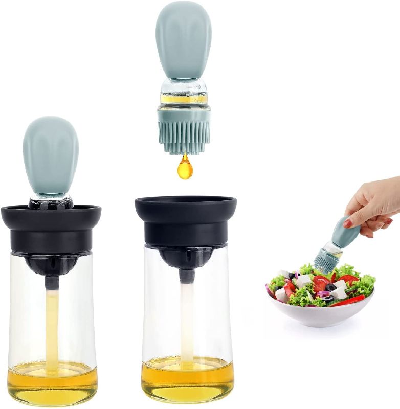 Oil Dispenser Dropper with Silicone Brush