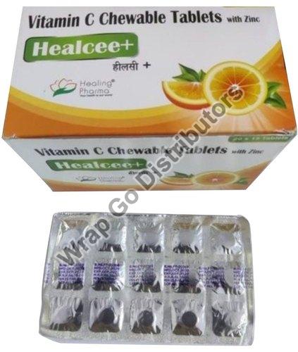 Healcee Plus Vitamin C Chewable Tablets Exporter Supplier In Mumbai India