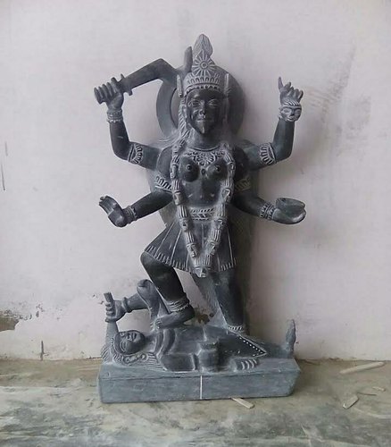 2.5 Feet Marble Mahakali Statue