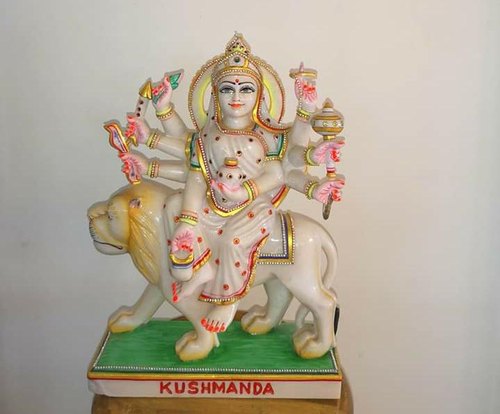 Marble Kushmanda Maa Statue