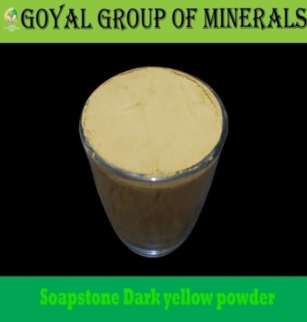Dark Yellow Soapstone Powder