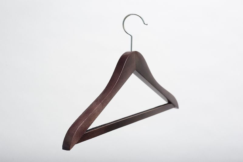 Brown Luxury Wooden Travel Hanger