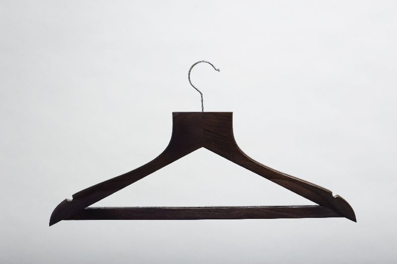 Brown Teak Wood Luxury Trouser Bar Hanger