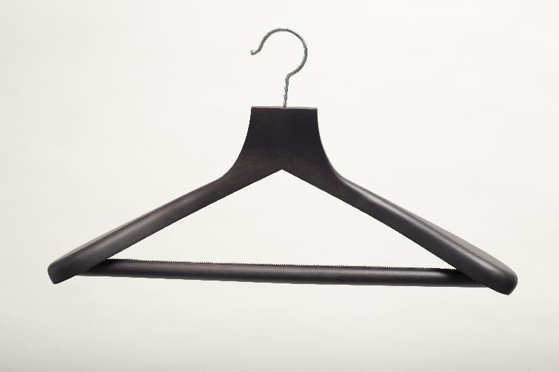Dark Grey Luxury Wooden Coat Hanger