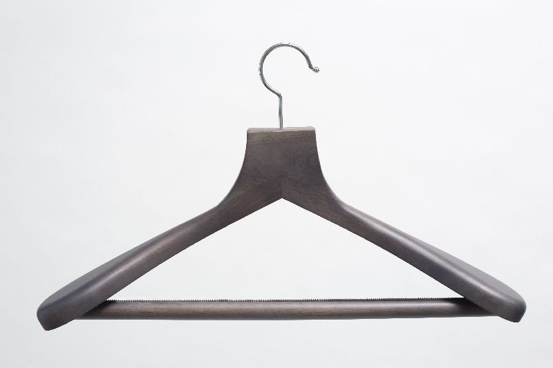 Grey Luxury Wooden Coat Hanger
