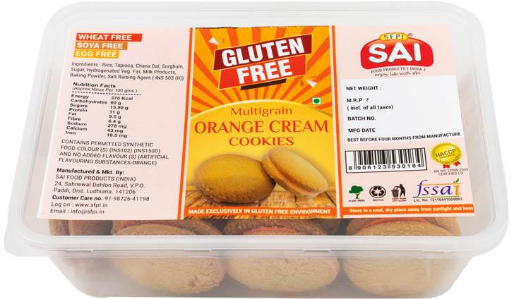 Multigrain Orange Cream Cookies