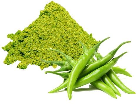 Dehydrated Green Chilli Powder