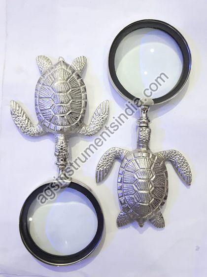 AGSMF-08 Tortoise Handle Magnifying Glass