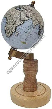 AGSWGL-4 Brass Antique World Globe