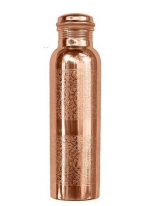 Etching Copper Bottle