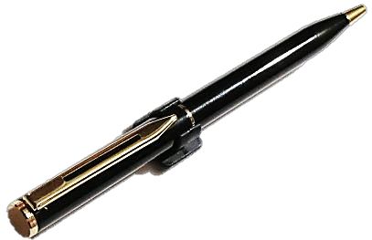 Senoter Black Shiny Metal Ball Pen