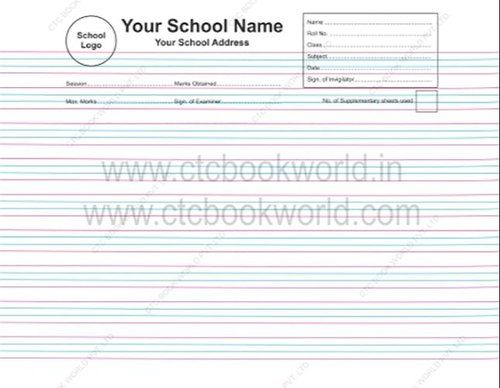 English Answer Sheet